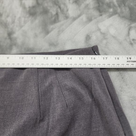 East 5th Pants Womens 18 Gray High Rise Flat Front Side Zip Wide Leg Trousers - Picture 7 of 11